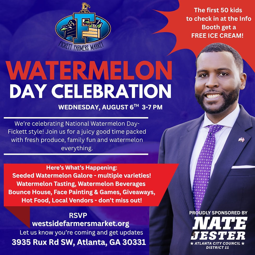 National Watermelon Day Celebration at Fickett Farmers Market