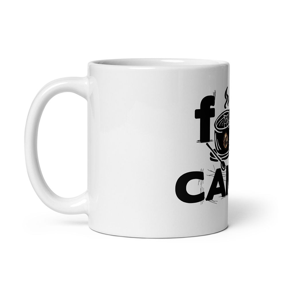 Thumbnail: F*ck Off Breast Cancer White Glossy Mug