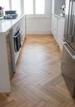 Herringbone Bone pattern Kitchen