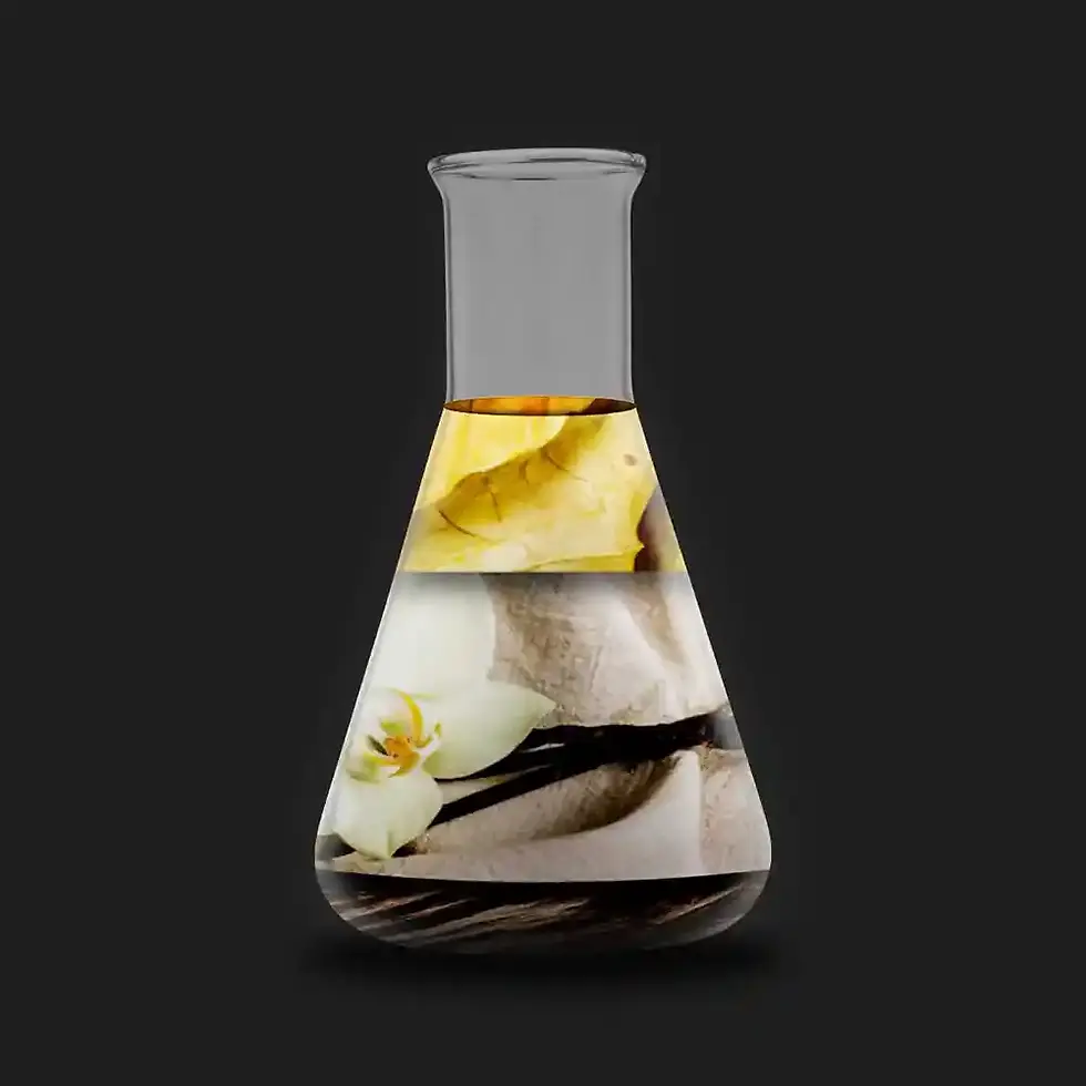Scent pyramid in an Erlenmeyer flask from the room fragrance Tom