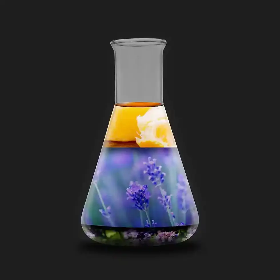 Pyramide de parfums dans un erlenmeyer du Parfum d'ambiance Florenz