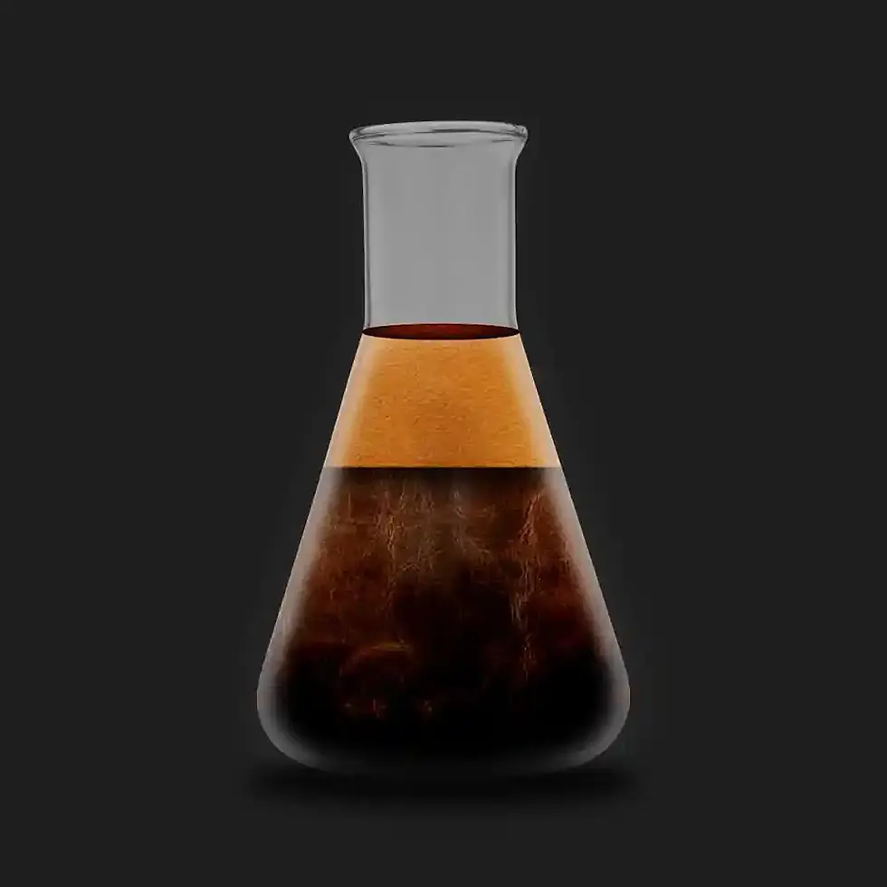 Ароматическая пирамидка в колбе Эрленмейера из комнатного аромата Leather Intense