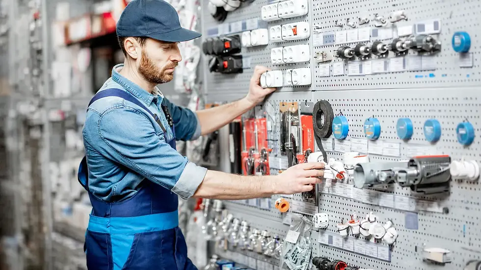 Loja de eletrónica com marketing de fragrâncias direcionado; a fragrância de café para as máquinas de café e de roupa fresca para as máquinas de lavar criam um ambiente convidativo.