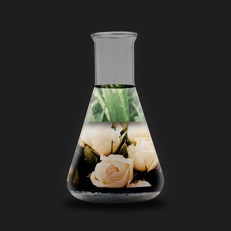 Piramide di fragranze in una beuta del profumo per ambiente White Pearl