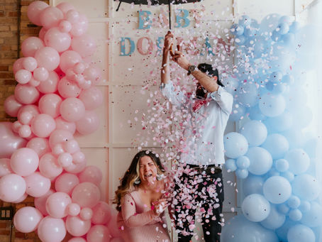 Rivelare il sesso del tuo bambino con un set fotografico: semplicità, emozione, magia