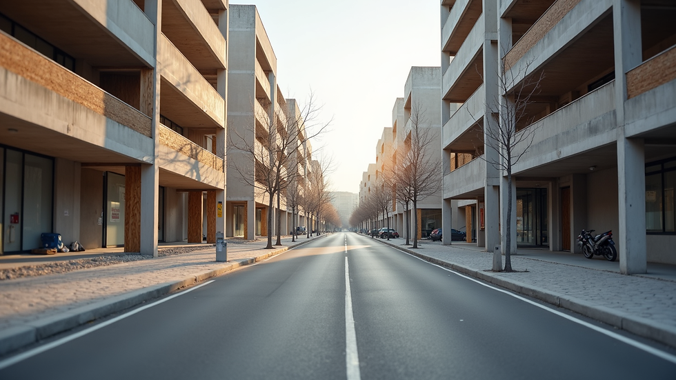Vista a livello strada di un cantiere di ristrutturazione residenziale a Torino