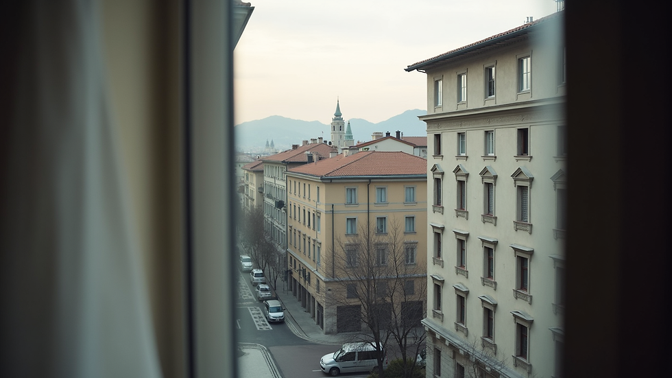 Vista ravvicinata di copertura in doppia aggraffatura su edificio residenziale a Torino