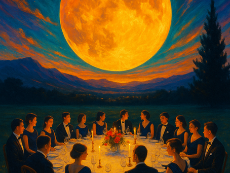 festa di compleanno al chiaro di luna