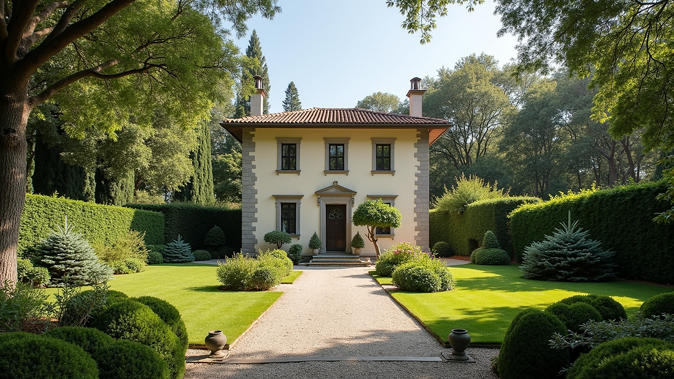 Vista esterna di Villa Beatrice a Loano, con giardino e ingresso accogliente