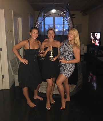 Spray tan party with Golden Goddess Mobile Spray Tans