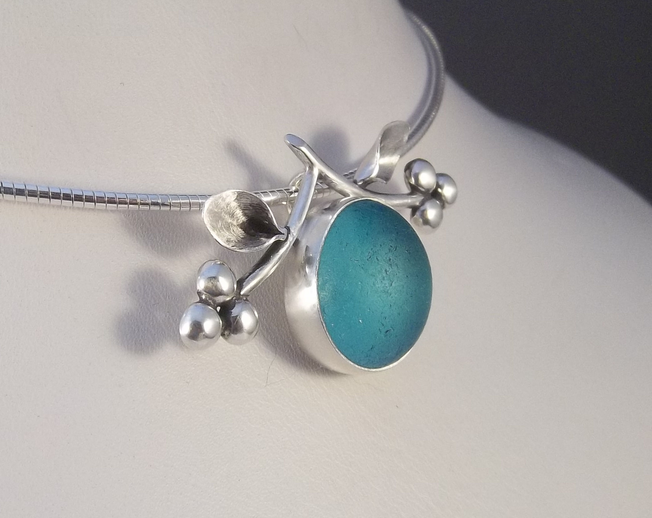 Aqua Vine Pendant