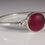 Thumbnail: Red Sea Glass Bangle Bracelet
