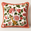 Thumbnail: 20x20 Floral Velvet Cushion Cover with Fringe Border