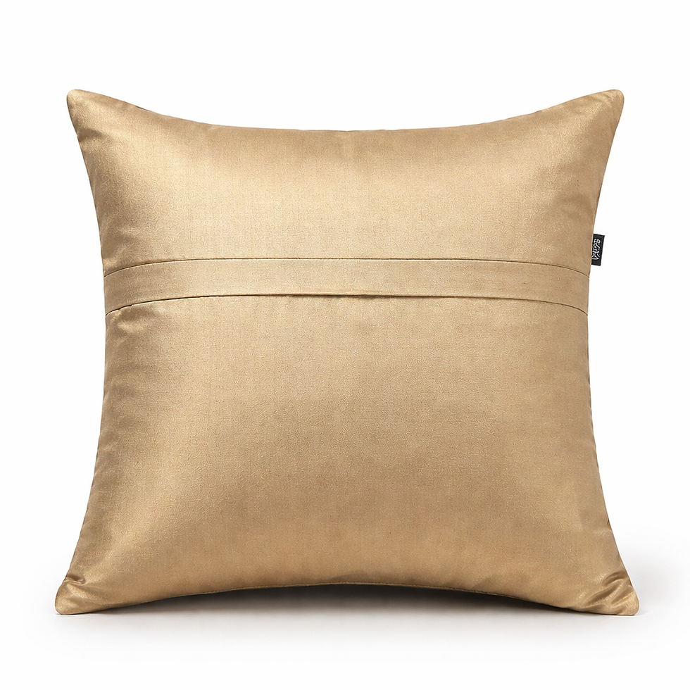 Thumbnail: Handcrafted Embellished Camel Motif Cushion Cover – 16x16 Inch