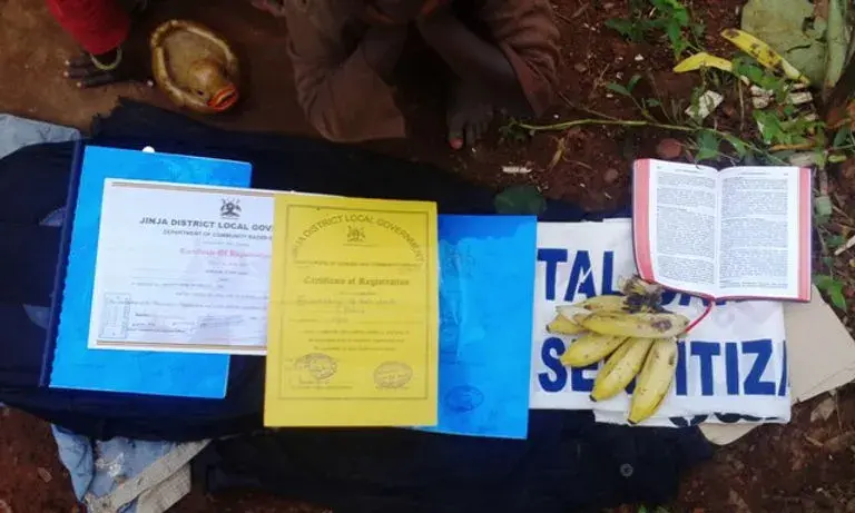 Certificates of recognition for the Foundation of Hope from the Ugandan government.