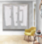 Thumbnail: "Heaven's Gate" Large Canvas Abstract Handmade Painting Modern Wall Art