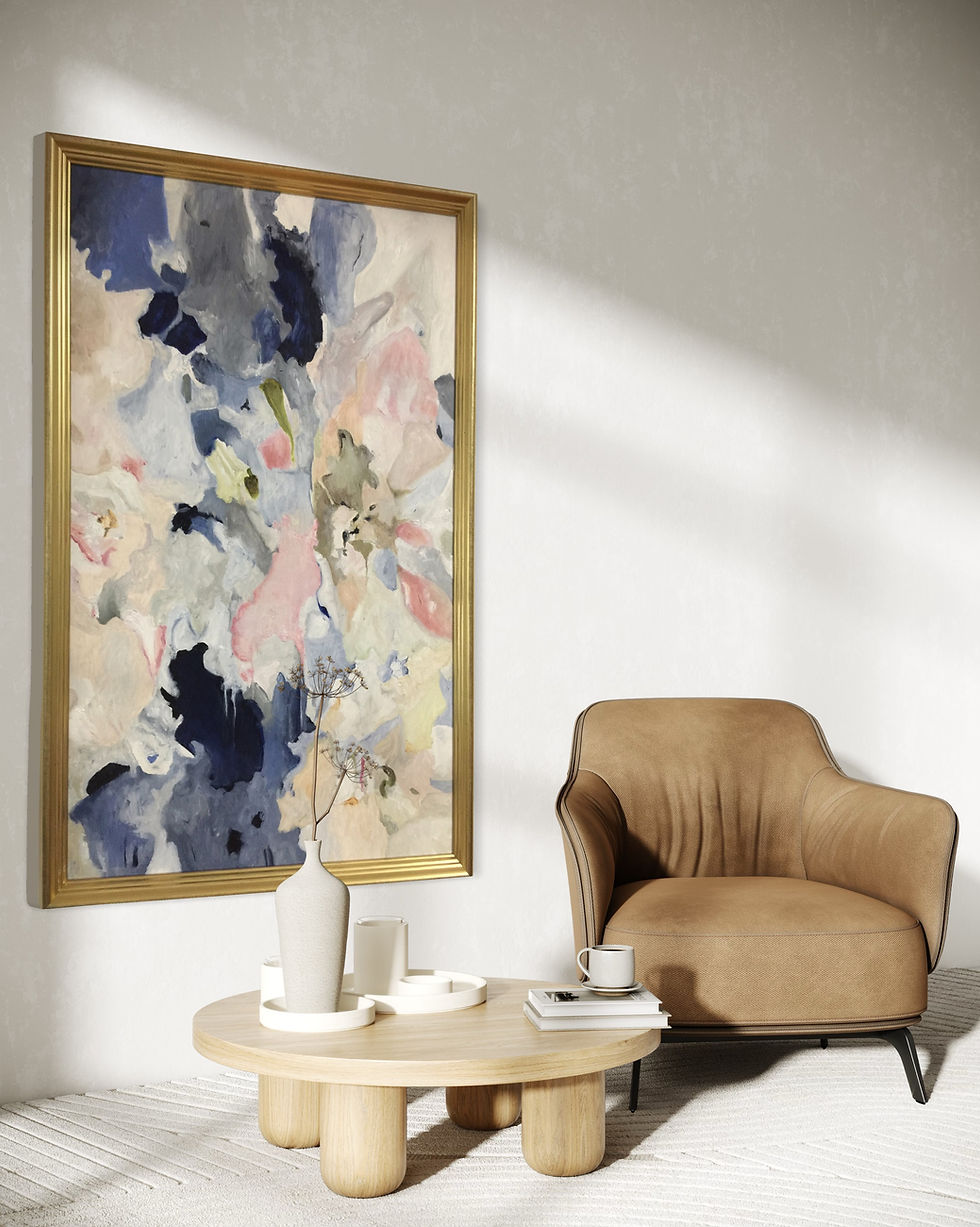 Thumbnail: "Seasons- Summer" Large Canvas Abstract Painting Original Modern Wall Art