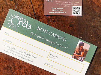 bon cadeau carte cadeau pour offrir 