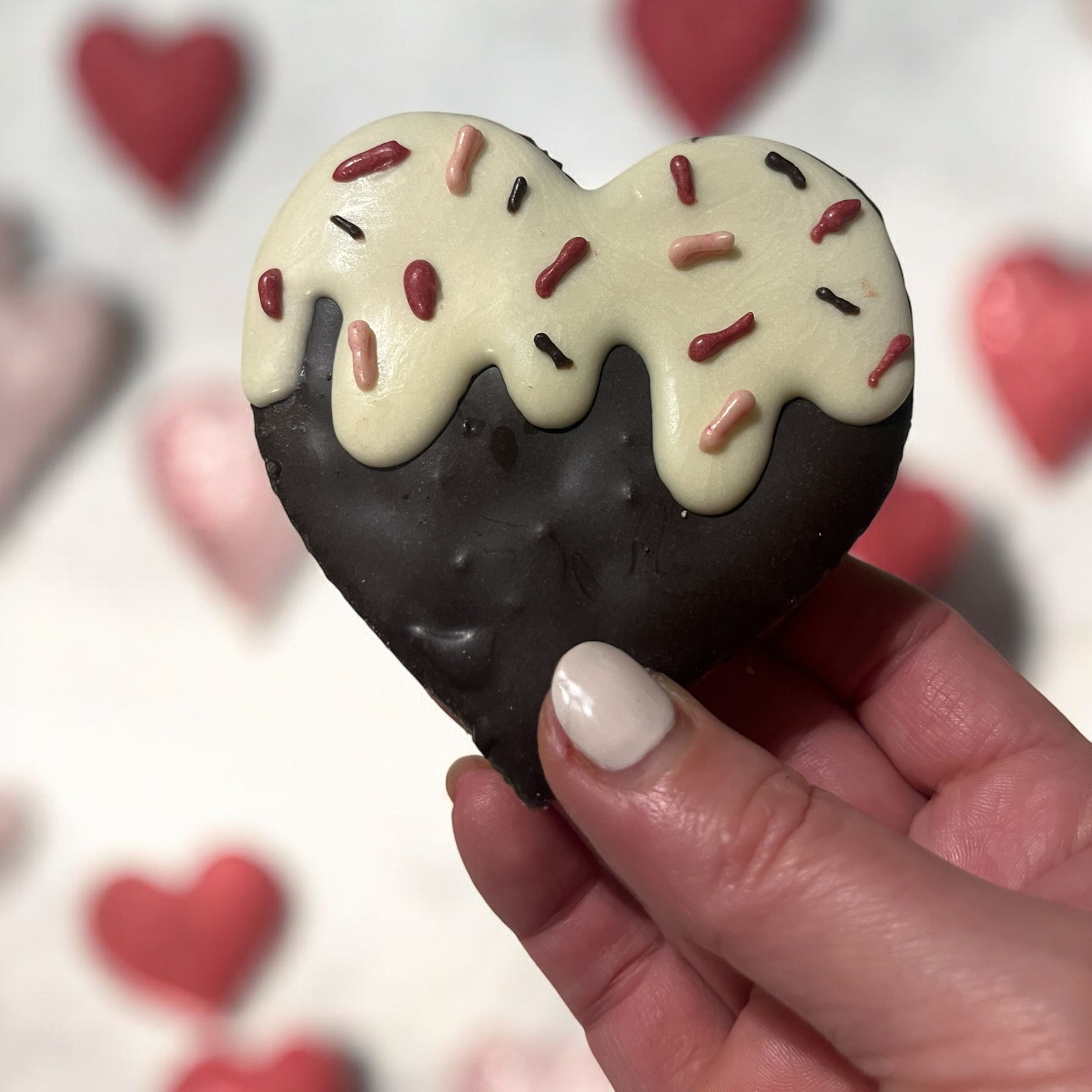 Valentines❤️ Sprinkle of Love Heart Cookie