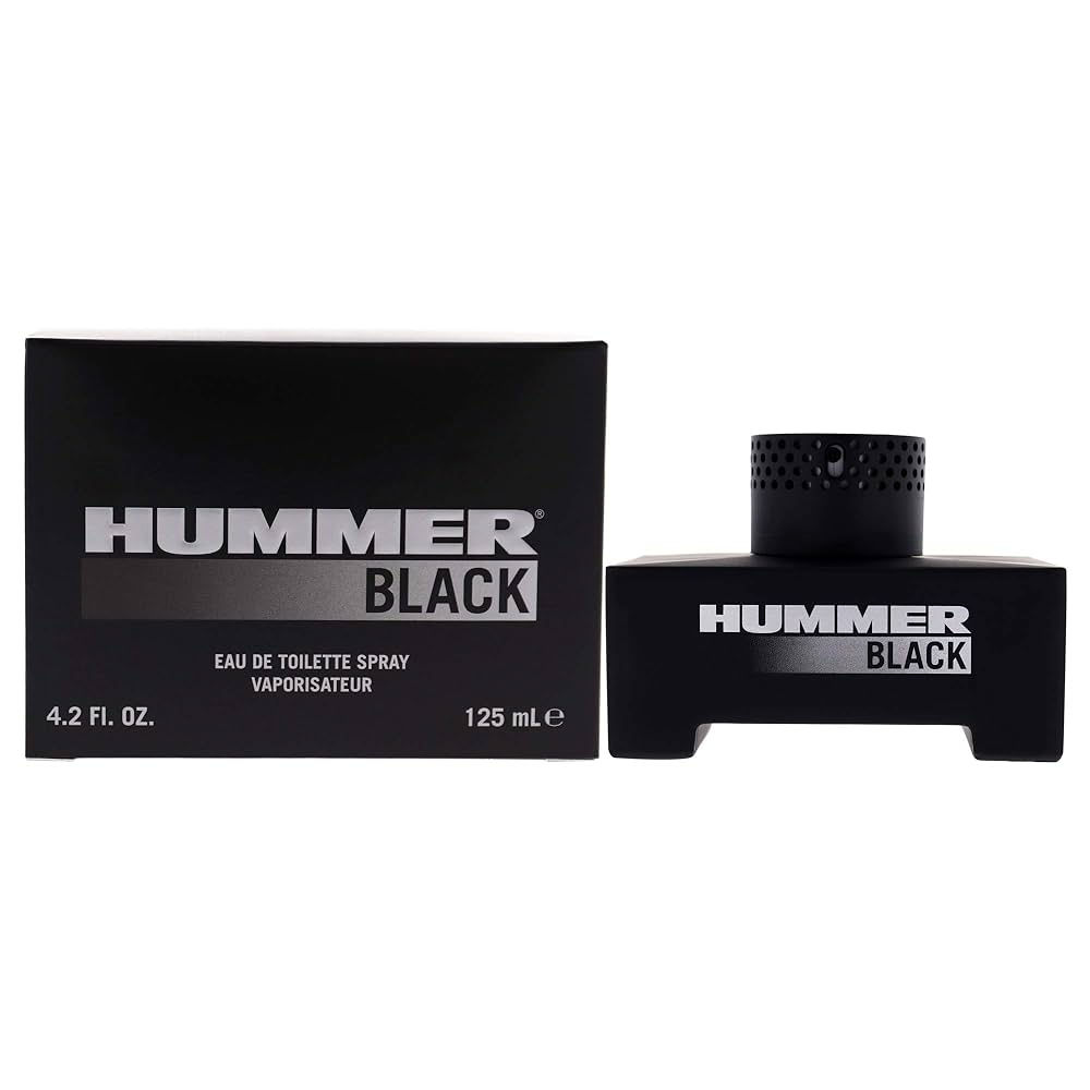 Hummer Black for Men - Eau de Toilette Spray 4.2 oz