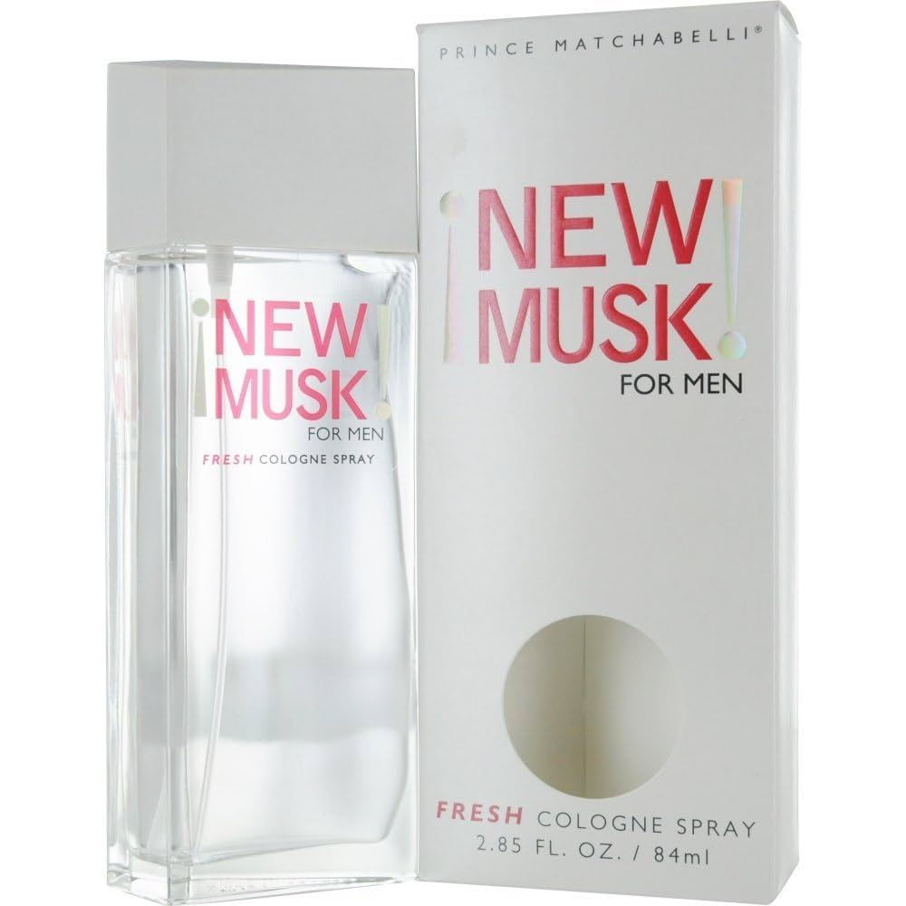 New Musk Cologne by Prince Matchabelli for Men - Cologne Spray 2.85 oz