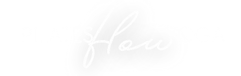 Logo von Pilates Flow Yoga als Schriftlogo