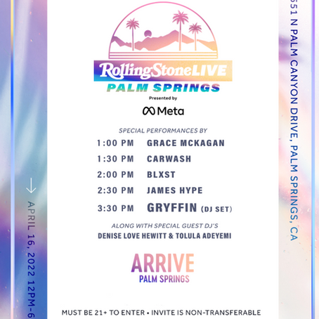 Meta presents Rolling Stone Live Palm Springs at Arrive Hotel