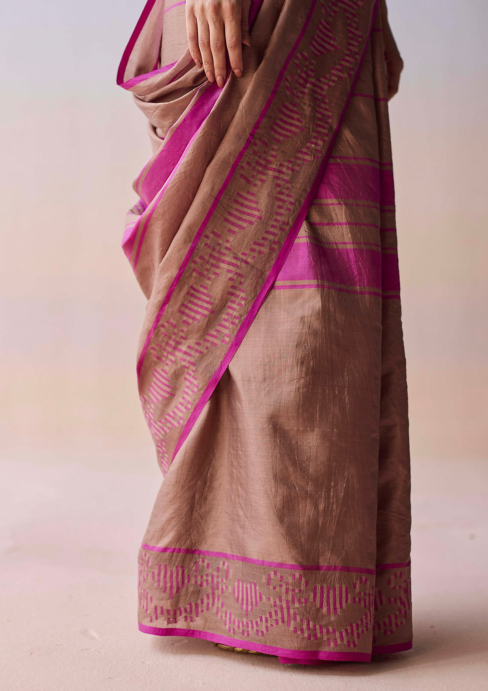 Thumbnail: Blush Horizon Jamdani Saree