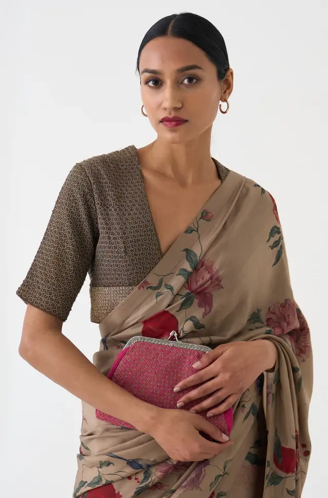 Thumbnail: Bloome Toosh Habutai Saree