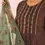 Thumbnail: Surmayee Chocolate Brown Hand Block Printed Pintuck Chanderi Kurta Set