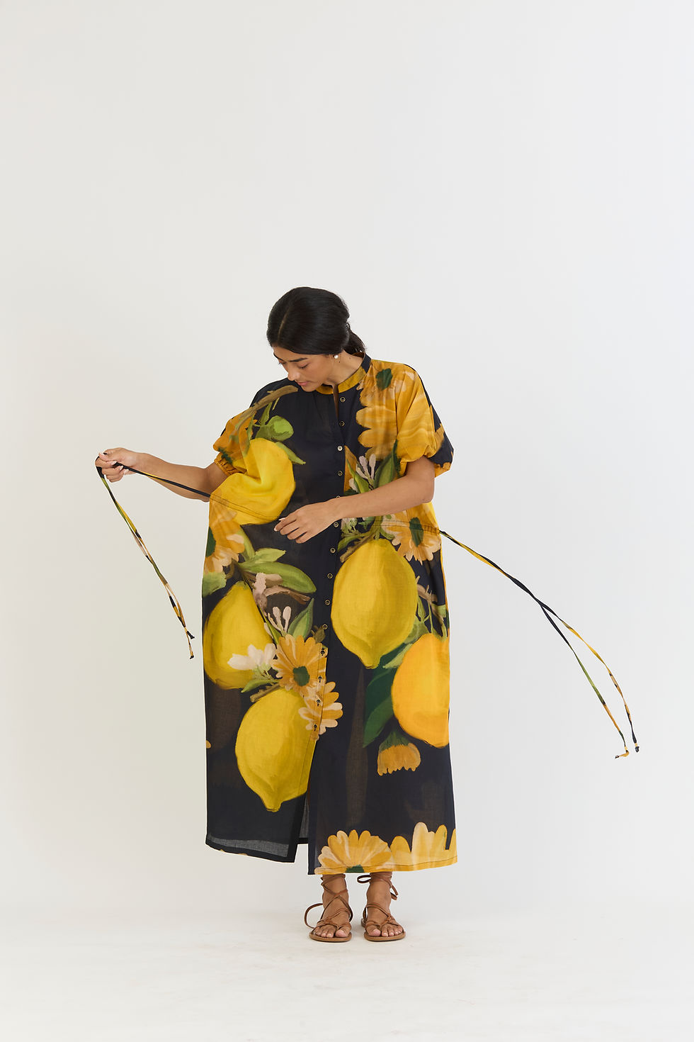 Thumbnail: Pomello Side Tie Up Dress