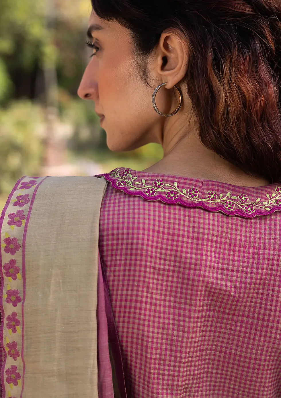 Thumbnail: Sweet Caress Embroidered Pink Blouse
