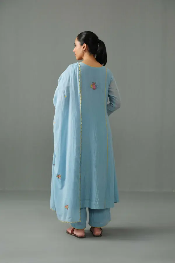Thumbnail: copy of Zoe Kurta Set Blue