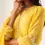 Thumbnail: Phalgun Yellow Applique Kurta Set