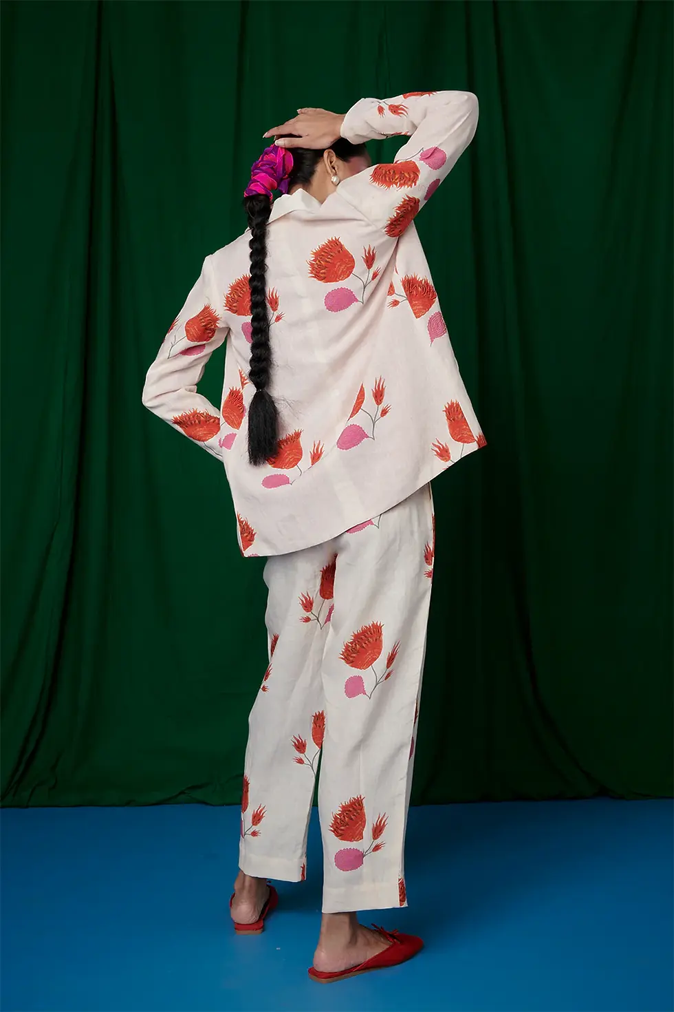 Thumbnail: Wildflower Linen Jacket & Lounge Pants