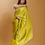 Thumbnail: Yellow Silken Ripples Silk Satin Saree