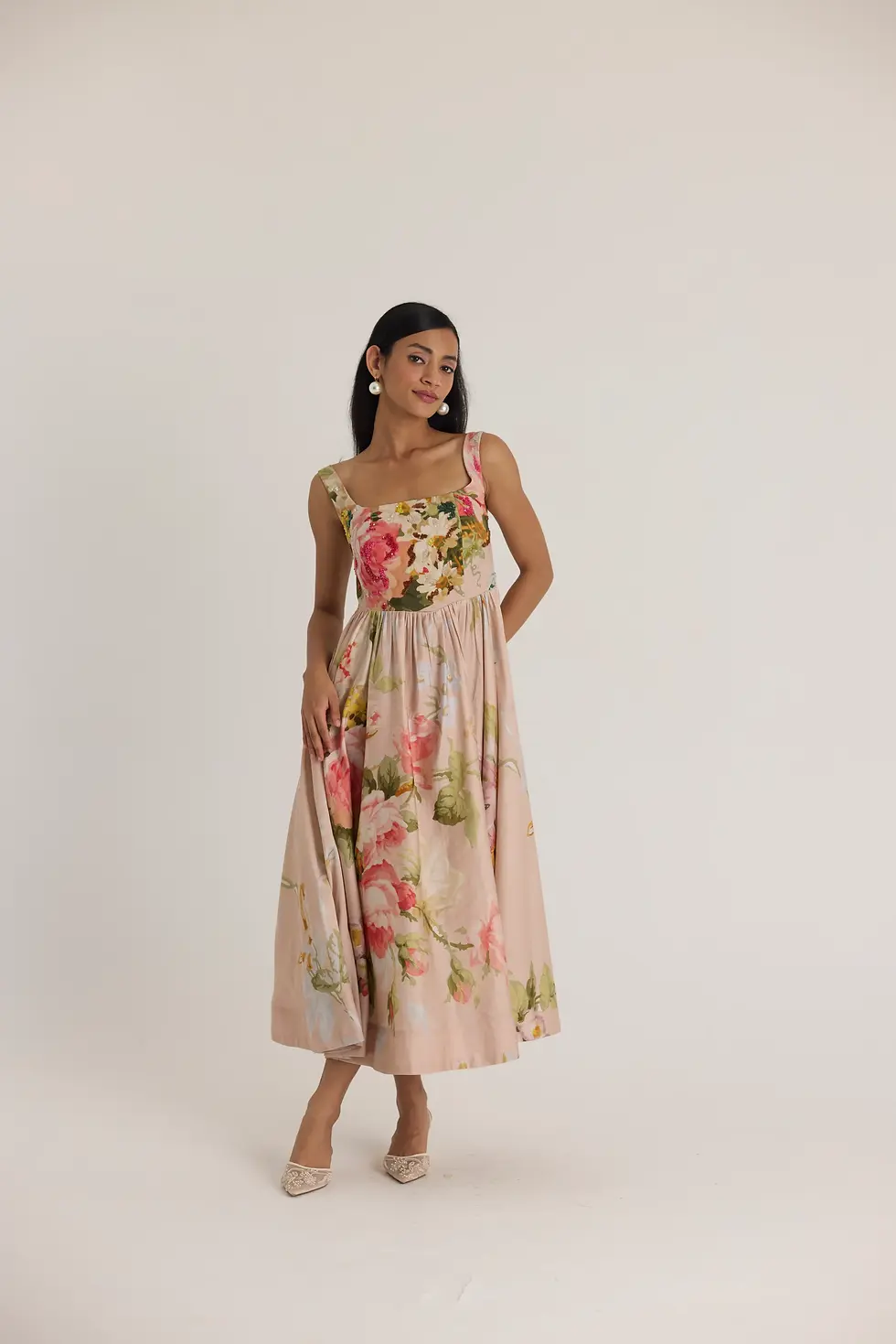 Thumbnail: Hazel Embroidered Cherry Dress