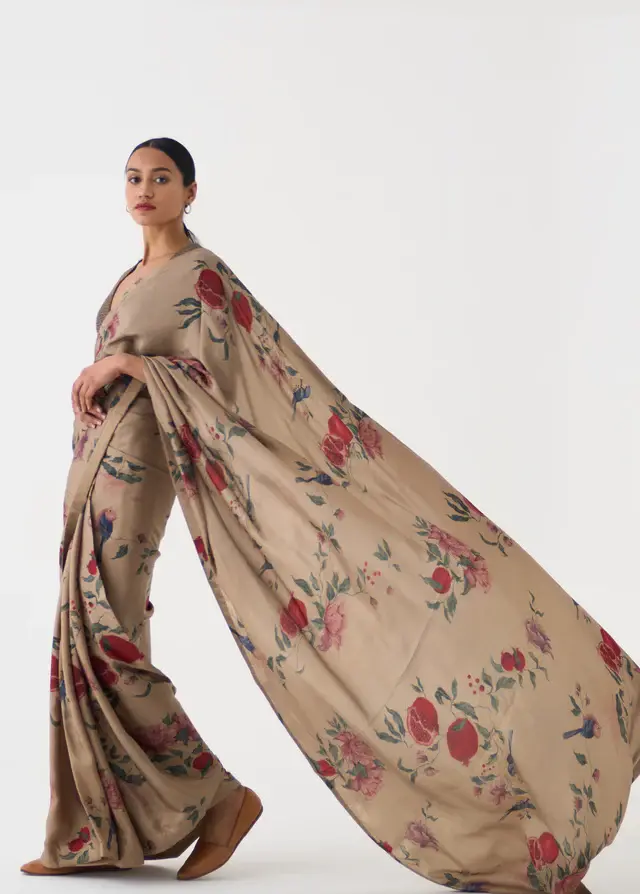 Thumbnail: Bloome Toosh Habutai Saree