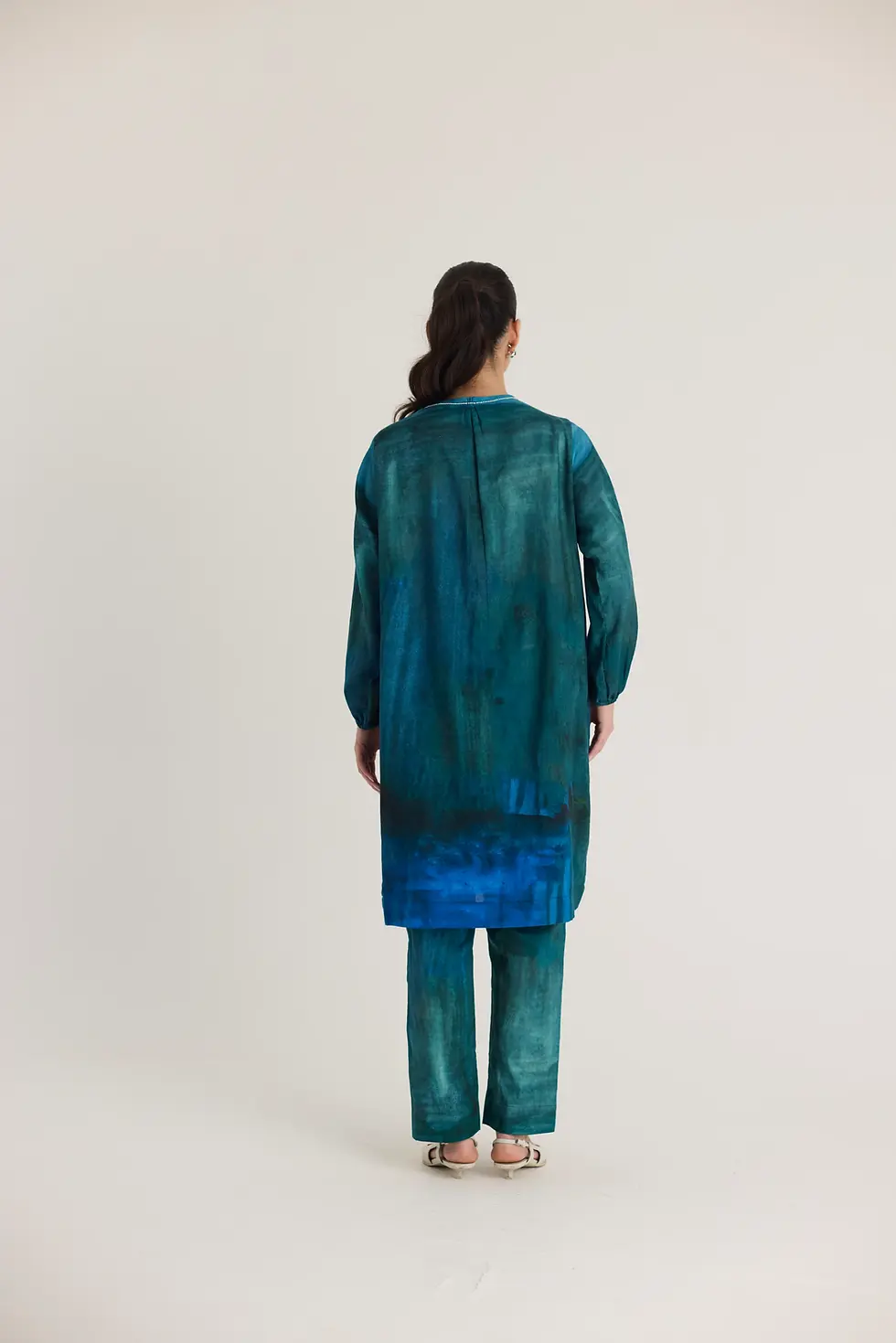 Thumbnail: Dilly Dally Twill Kurta Set