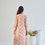 Thumbnail: Gulaab Hand Block Printed Pintuck Cotton Kurta Set - Pink
