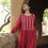 Thumbnail: Floral Wines Hand Embroidered Tunic - Red