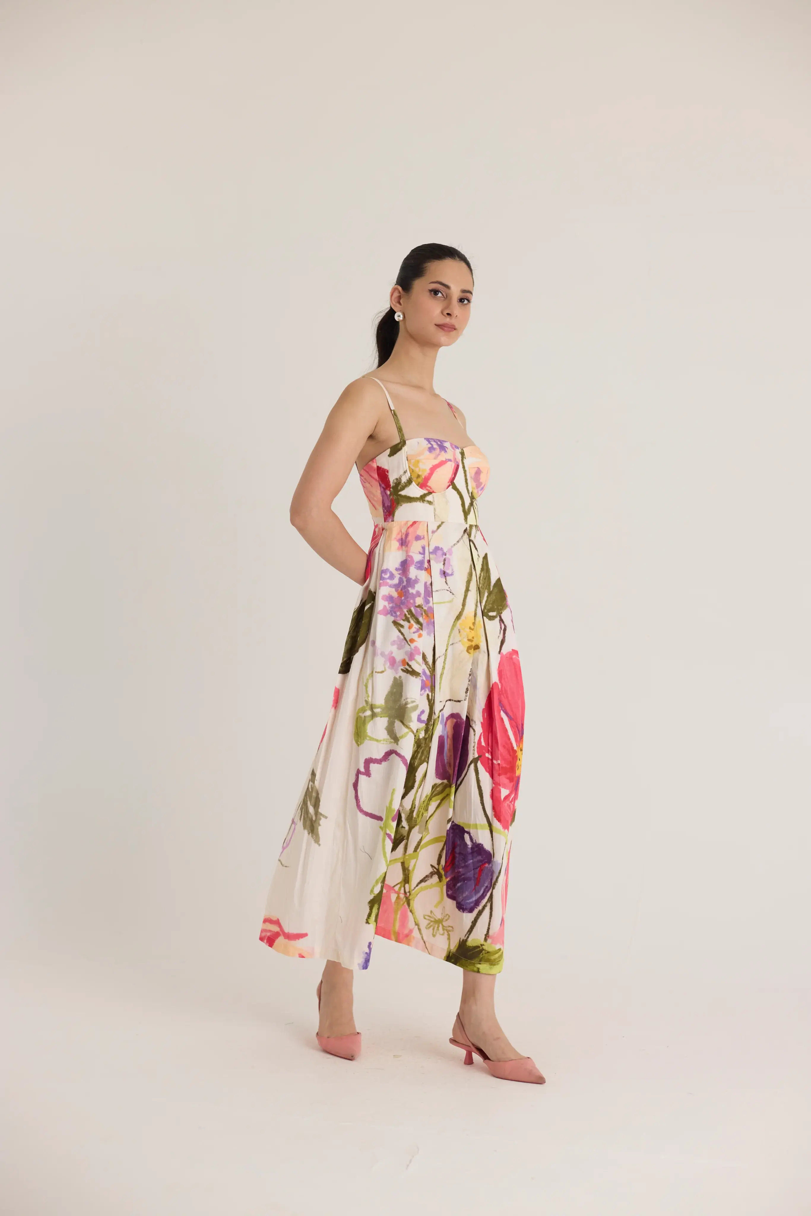 Dolly White Bralette Dress