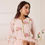 Thumbnail: Gul Jaal Pale Pink Hand Block Printed Mulmul Short Kurta Set