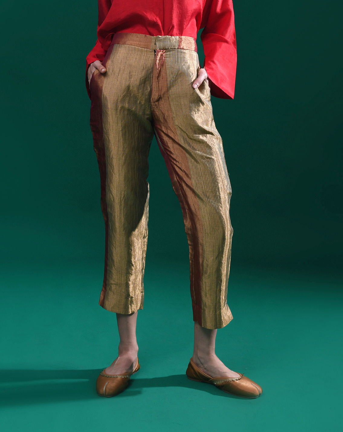 Zari Pants - pinstriped