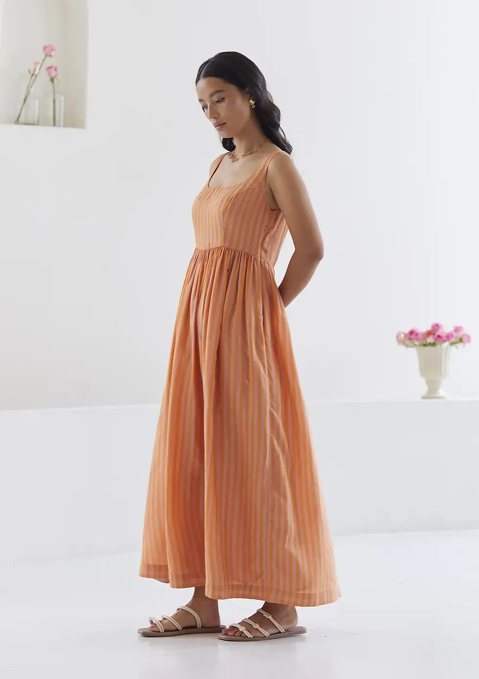 Thumbnail: Hand-in-Hand Orange Dress