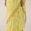 Thumbnail: Periwinkle Linen Yellow Sari