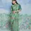 Thumbnail: Rangoon Creeper Wasabi Linen Saree