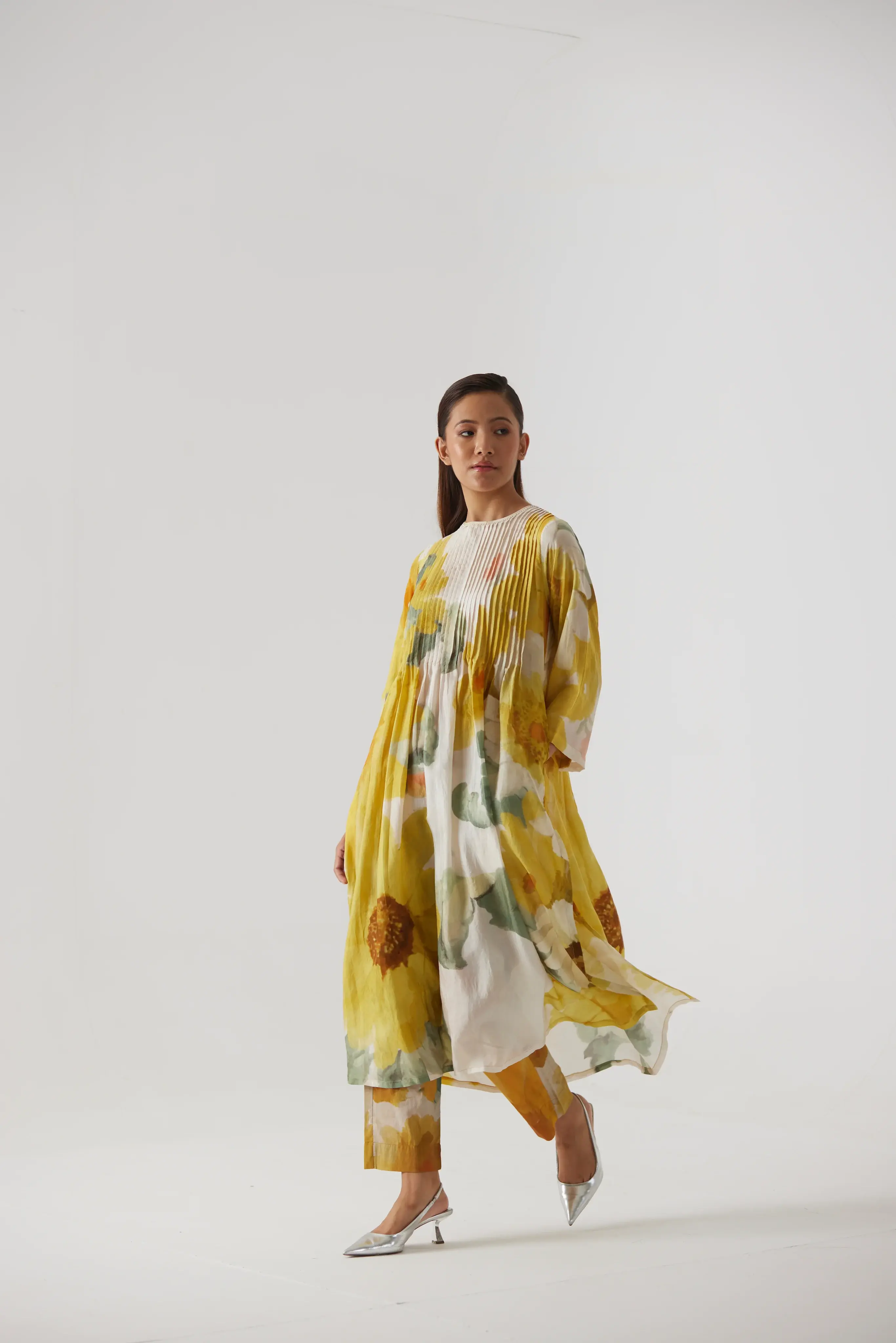Mimosa Pinktuck Kurta Set