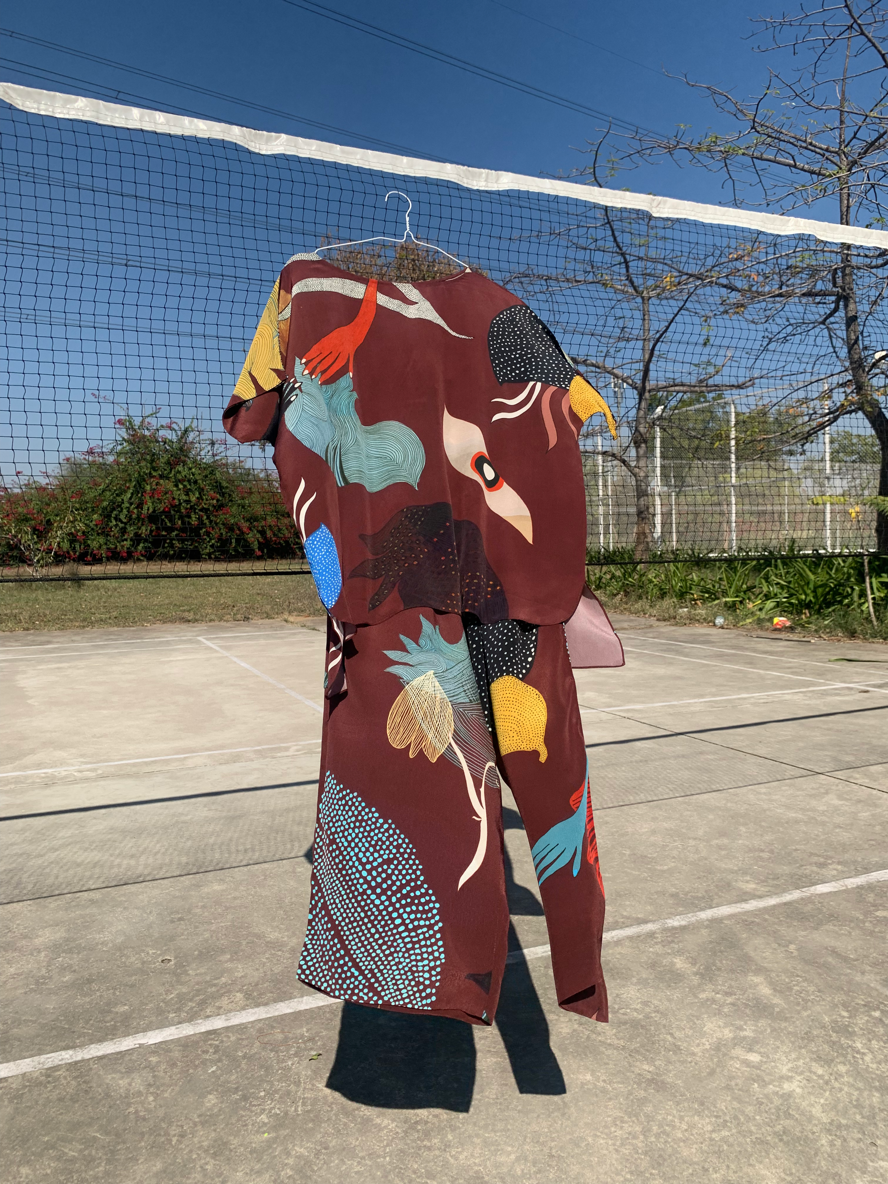 Faith Coco Garden Coord Set in Crepe