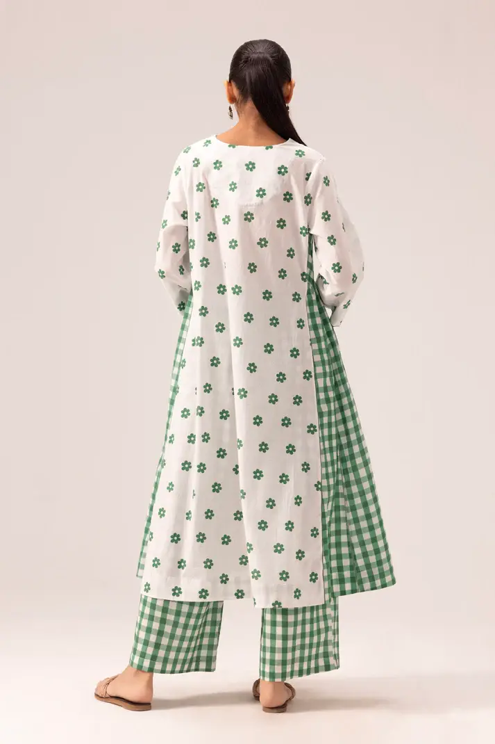 Thumbnail: Jia Kurta Pant Set Green
